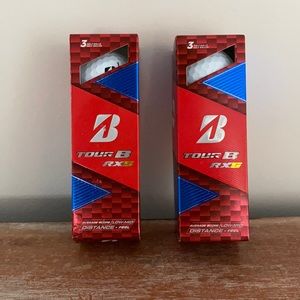 BRIDGESTONE 3-PACK TOUR B RX5 GOLF BALLS (2 PACKS)